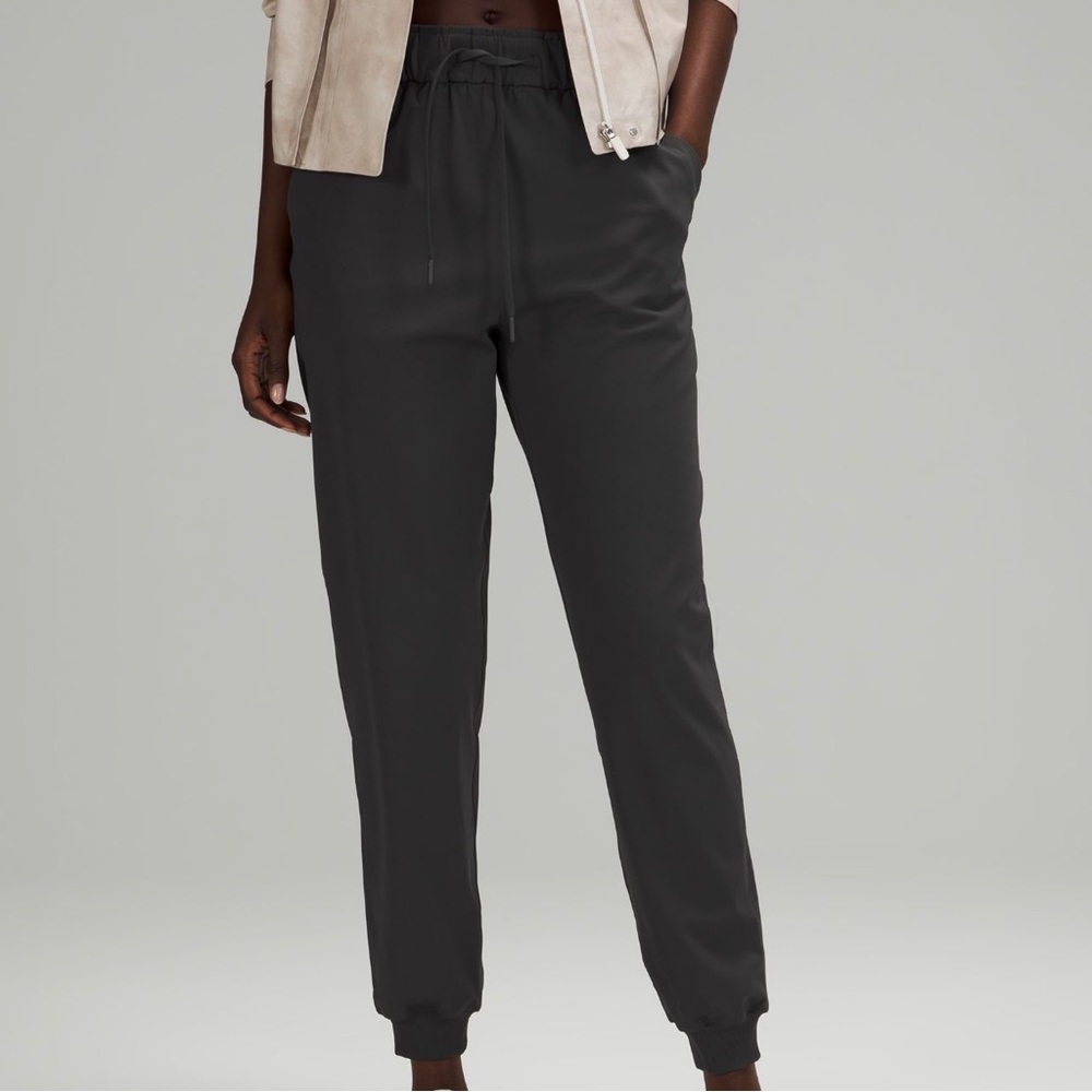 Lululemon Stretch High Rise Joggers Graphite Grey 4